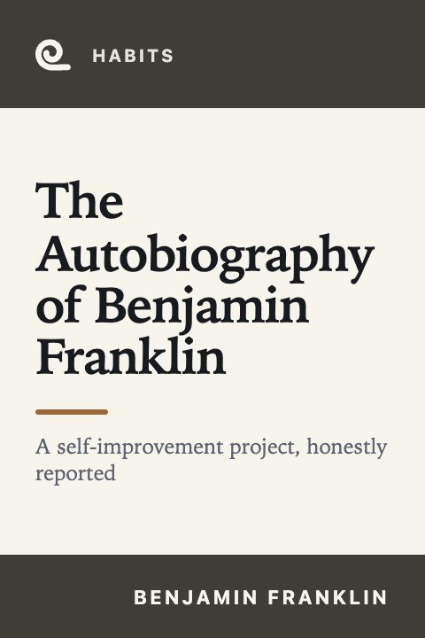 Mindroll's cover for “The Autobiography of Benjamin Franklin” by Benjamin Franklin
