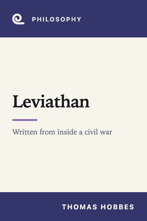 Mindroll's cover for “Leviathan” by Thomas Hobbes