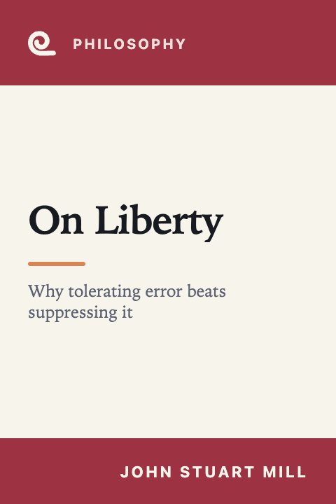 Mindroll's cover for “On Liberty” by John Stuart Mill