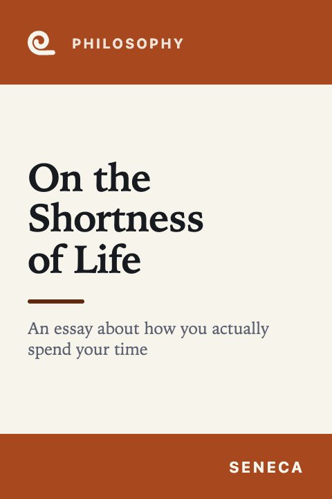Mindroll's cover for “On the Shortness of Life” by Seneca