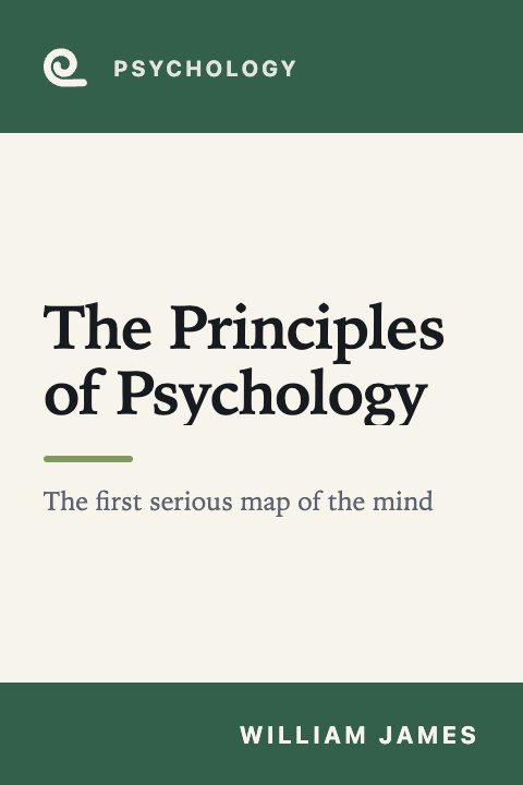 Mindroll's cover for “The Principles of Psychology” by William James