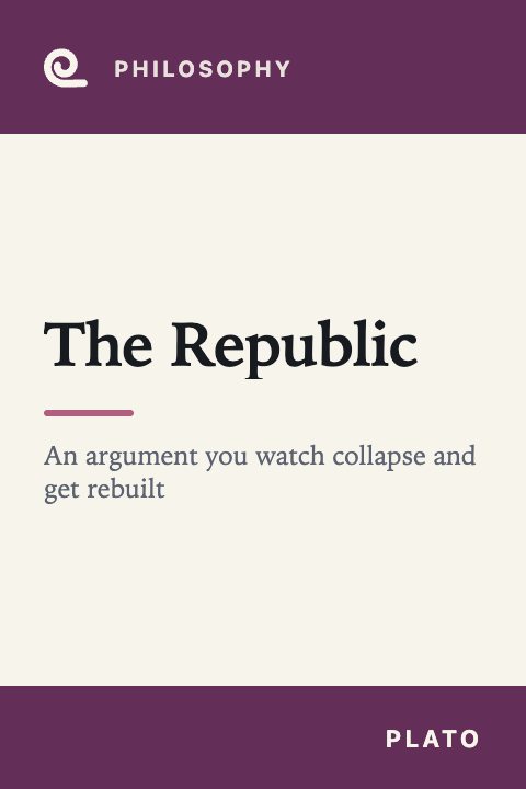 Mindroll's cover for “The Republic” by Plato