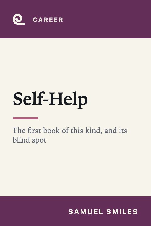 Mindroll's cover for “Self-Help” by Samuel Smiles