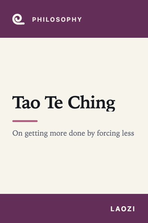 Mindroll's cover for “Tao Te Ching” by Laozi